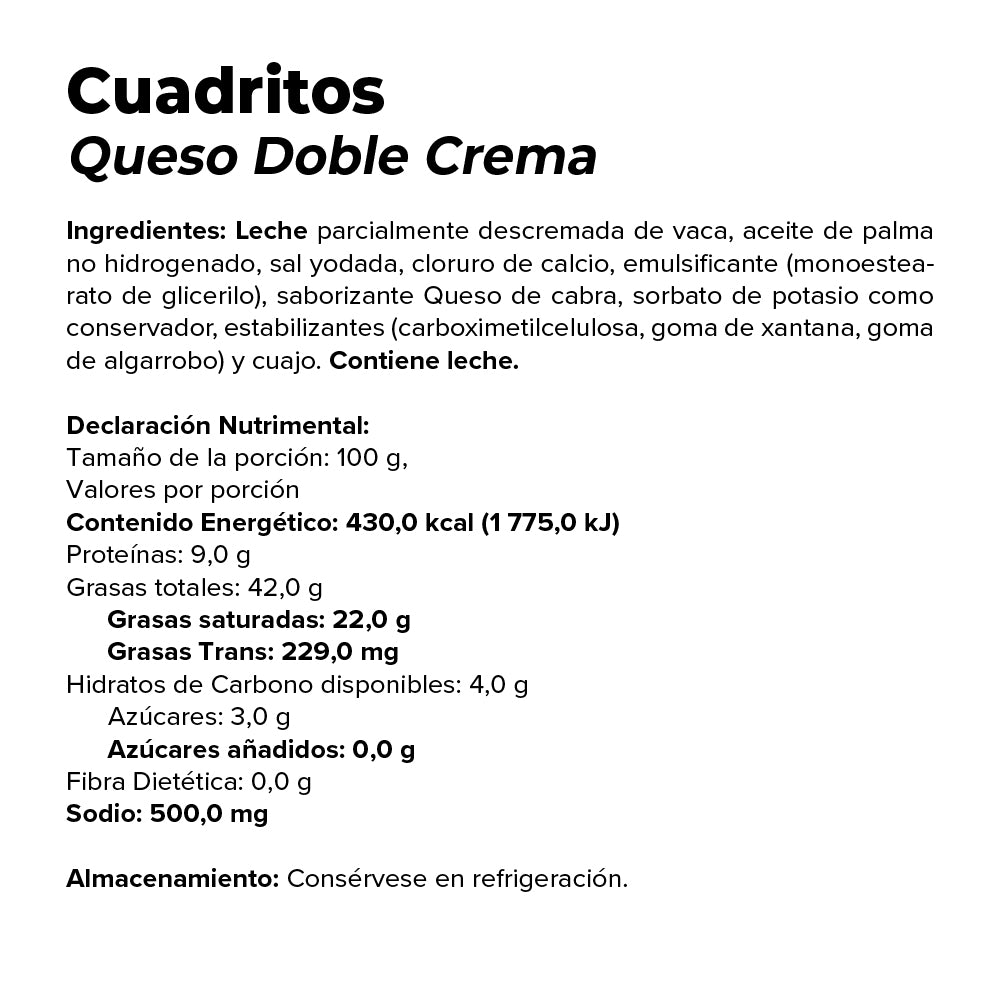 Queso Doble Crema