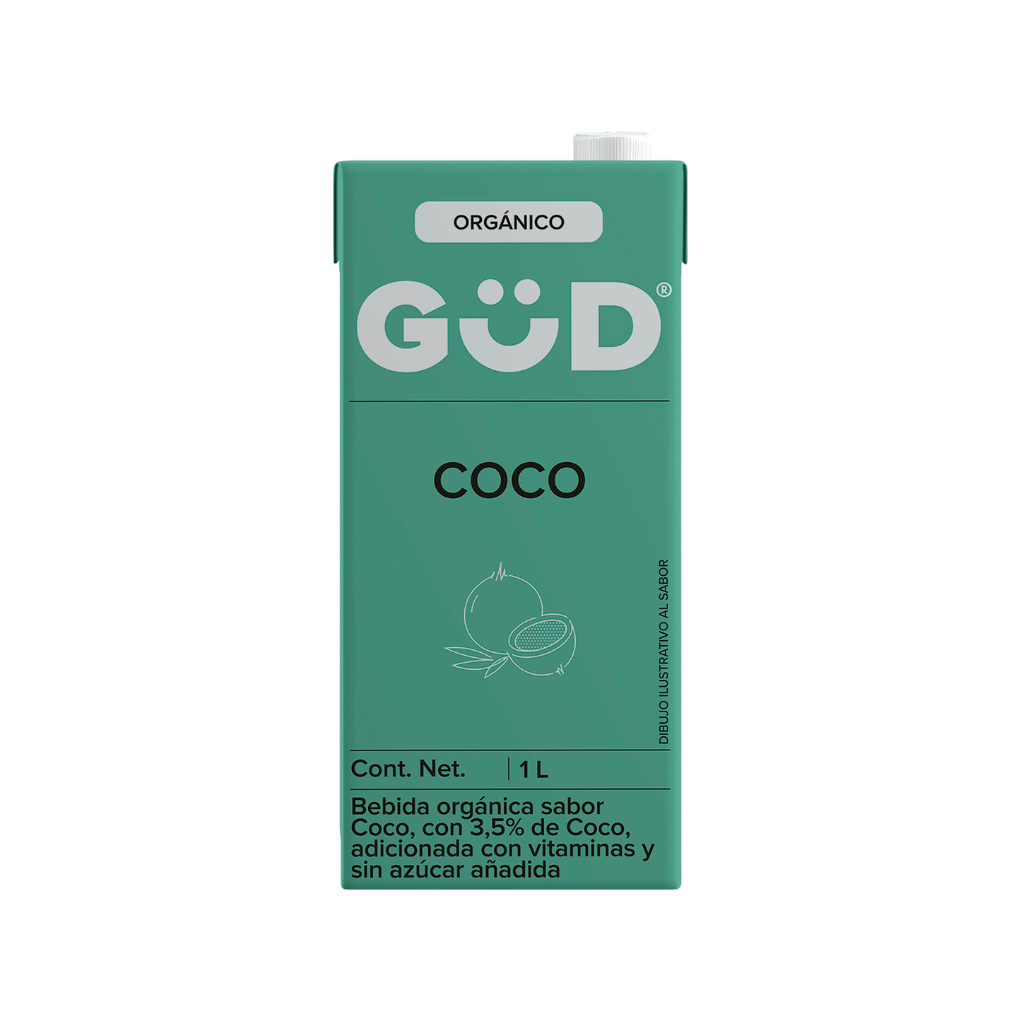 Bebida orgánica Coco GUD