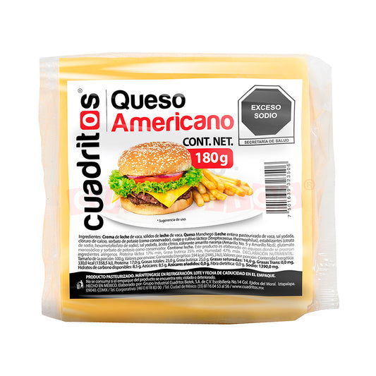 Queso Amarillo Cuadritos