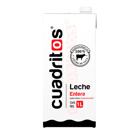Leche Entera TetraPak Cuadritos