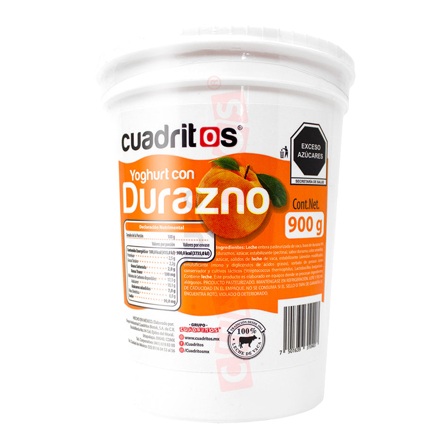 Yoghurt Con Fruta Cuadritos