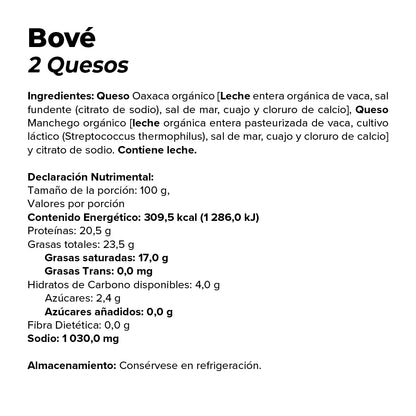 Mezcla de Queso Oaxaca y Manchego