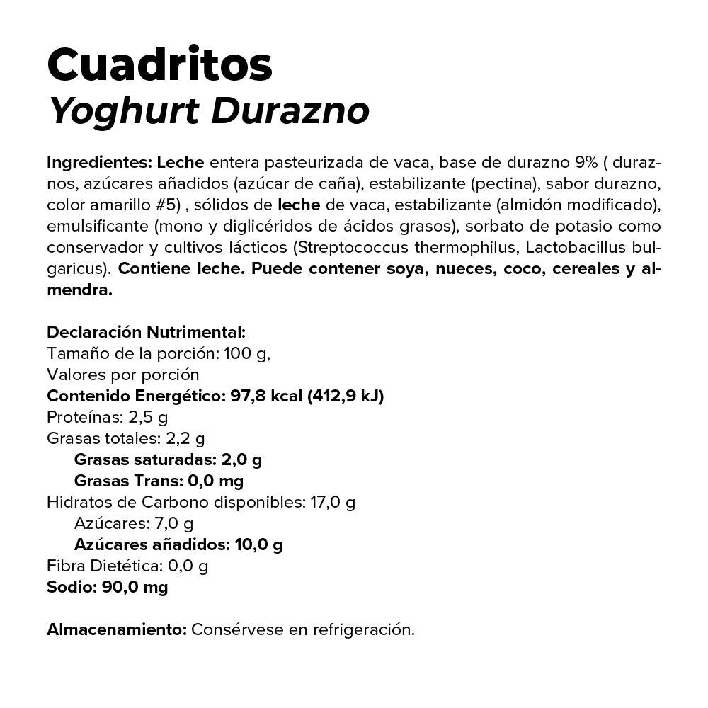 Yoghurt con fruta