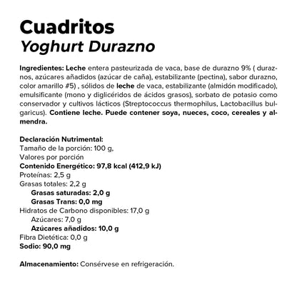 Yoghurt con fruta