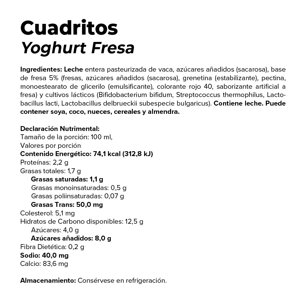 Yoghurt para beber