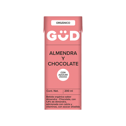 Bebida orgánica Almendra-Chocolate GUD