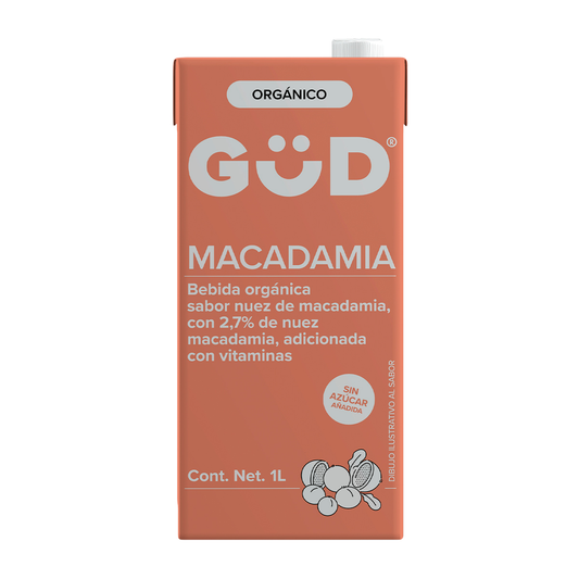 Bebida orgánica Macadamia GUD