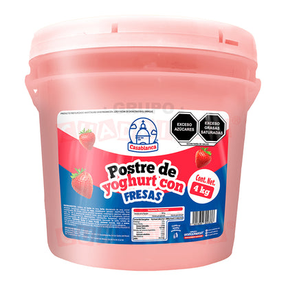 Postre de Yoghurt con frutas Casablanca