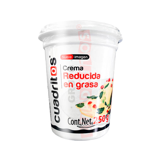Crema reducida en grasa Cuadritos