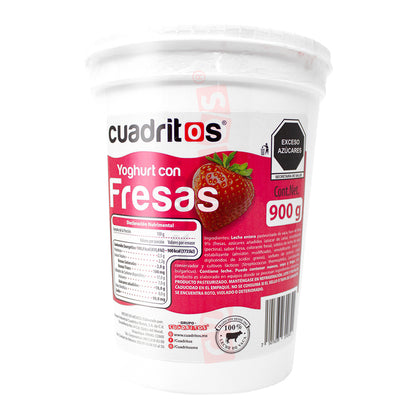 Yoghurt Con Fruta Cuadritos